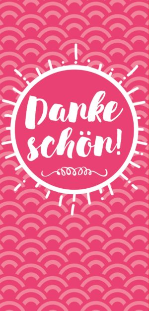 Grußschokolade Dankeschön