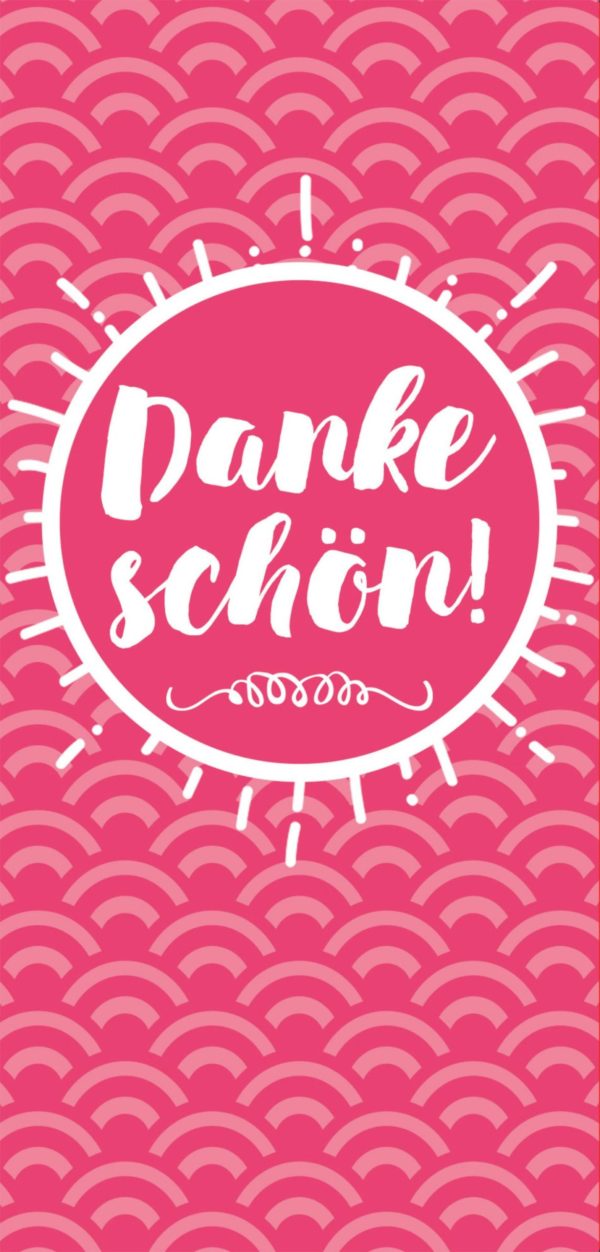 Grußschokolade Dankeschön