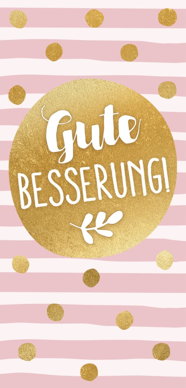 Grußschokolade Gute Besserung