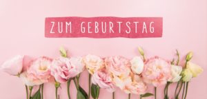 Schokoladengrüße Zum Geburtstag mit Rosen