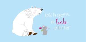 Schokoladengrüße Bärenliebe mit Spruch