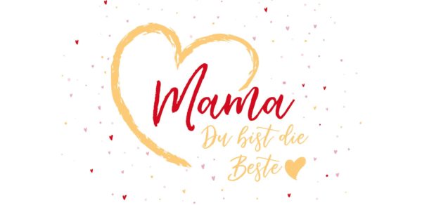 Grußschokolade Mama du bist die Beste