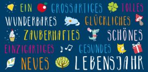 Grußschokolade Wünsche fürs neue Lebensjahr