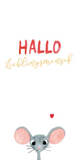 Grußschokolade Hallo Lieblingsmensch