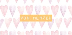 Schokoladengrüße von Herzen