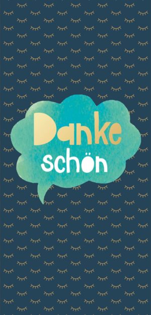 Grußschokolade Dankeschön