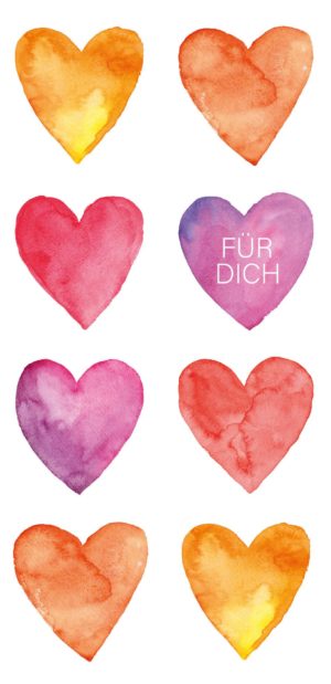 Grußschokolade Herzen Für Dich