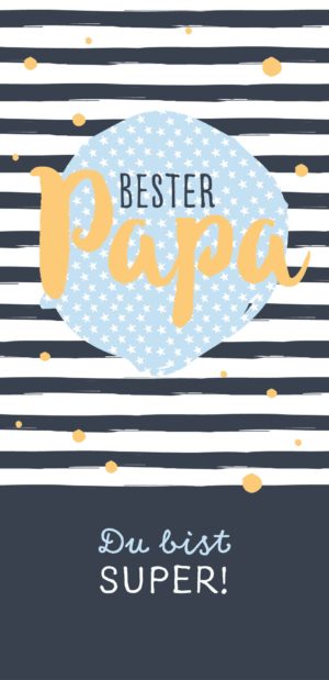 Grußschokolade Bester Papa