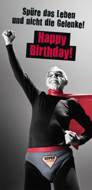 Grußschokolade Geburtstag Batman Opa