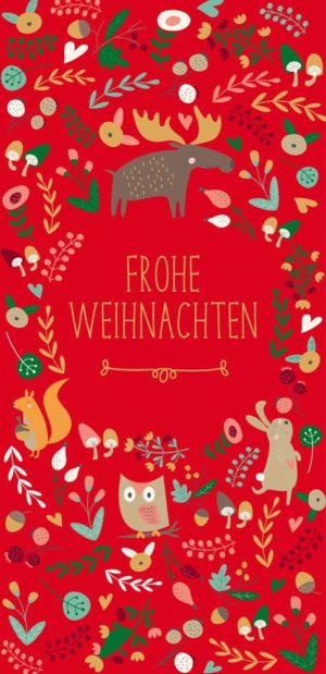 Schokoladengrüße Frohe Weihnachten