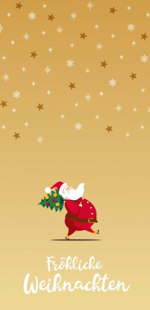Grußschokolade Fröhliche Weihnachten