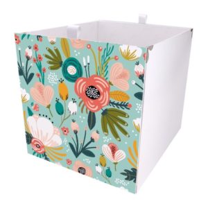 Kallax Box mit Blumenmuster