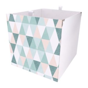 Kallax Box mit Dreieck Motiven