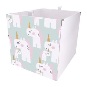 Kallax Box mit Einhorn Muster