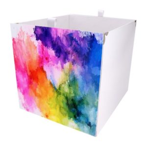 Kallax Box Farbenfrohes Aquarell