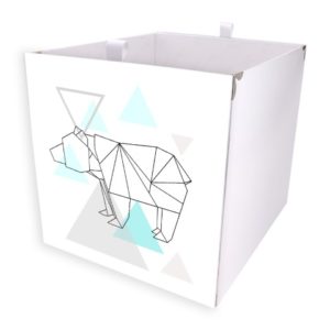 Kallax Box Geometric Bär farbig