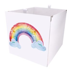 Kallax Box Regenbogen Muster