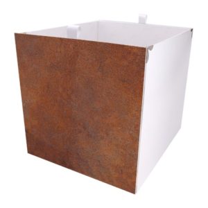 Kallax Box mit Rost Optik