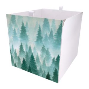Kallax Box mit Tannenwald Muster